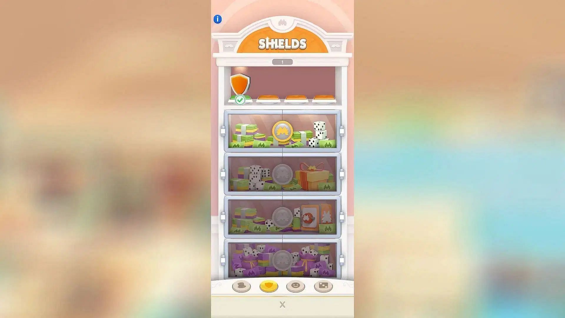 My Showroom tab in Monopoly Go (Image via Scopely)